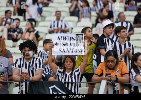 Fortaleza, Brésil. 17 août 2024. Ce - FORTALEZA - 08/17/2024 - BRÉSIL B 2024, CEARA x MIRASSOL - fans de Ceara lors du match contre Mirassol à l'Arena Castelao pour le championnat brésilien B 2024. Photo : Lucas Emanuel/AGIF crédit : AGIF/Alamy Live News Banque D'Images