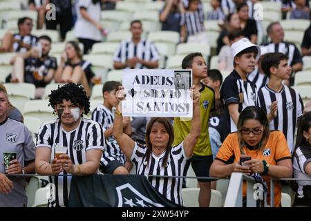 Fortaleza, Brésil. 17 août 2024. Ce - FORTALEZA - 08/17/2024 - BRÉSIL B 2024, CEARA x MIRASSOL - fans de Ceara lors du match contre Mirassol à l'Arena Castelao pour le championnat brésilien B 2024. Photo : Lucas Emanuel/AGIF crédit : AGIF/Alamy Live News Banque D'Images