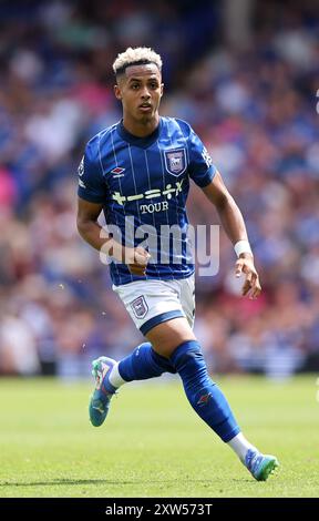 Ipswich, Royaume-Uni. 17 août 2024. Omari Hutchinson d'Ipswich Town lors du match de premier League à Portman Road, Ipswich. Le crédit photo devrait se lire comme suit : David Klein/Sportimage crédit : Sportimage Ltd/Alamy Live News Banque D'Images