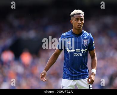 Ipswich, Royaume-Uni. 17 août 2024. Omari Hutchinson d'Ipswich Town lors du match de premier League à Portman Road, Ipswich. Le crédit photo devrait se lire comme suit : David Klein/Sportimage crédit : Sportimage Ltd/Alamy Live News Banque D'Images