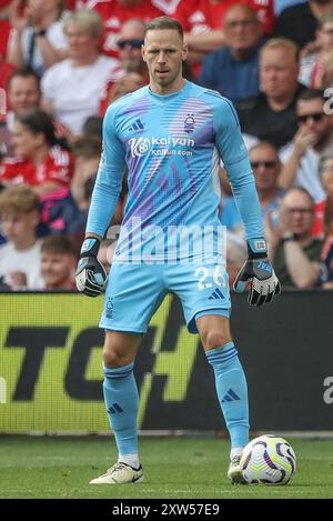 Nottingham, Royaume-Uni. 17 août 2024. Matz sels de Nottingham Forest lors du match de premier League Nottingham Forest vs Bournemouth au City Ground, Nottingham, Royaume-Uni, le 17 août 2024 (photo par Alfie Cosgrove/News images) à Nottingham, Royaume-Uni le 17/08/2024. (Photo par Alfie Cosgrove/News images/SIPA USA) crédit : SIPA USA/Alamy Live News Banque D'Images