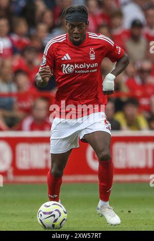 Nottingham, Royaume-Uni. 17 août 2024. Anthony Elanga de Nottingham Forest lors du match de premier League Nottingham Forest vs Bournemouth au City Ground, Nottingham, Royaume-Uni, le 17 août 2024 (photo par Alfie Cosgrove/News images) à Nottingham, Royaume-Uni le 17/08/2024. (Photo par Alfie Cosgrove/News images/SIPA USA) crédit : SIPA USA/Alamy Live News Banque D'Images