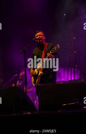 Trentham, Royaume-Uni, 17 août 2024. Manic Street Preachers jouent Trentham Live 2024. Crédit : TeeGeePix/Alamy Live News Banque D'Images