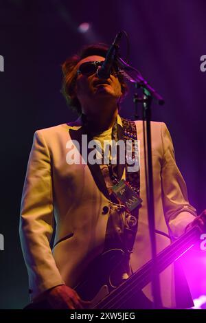 Trentham, Royaume-Uni, 17 août 2024. Manic Street Preachers jouent Trentham Live 2024. Crédit : TeeGeePix/Alamy Live News Banque D'Images