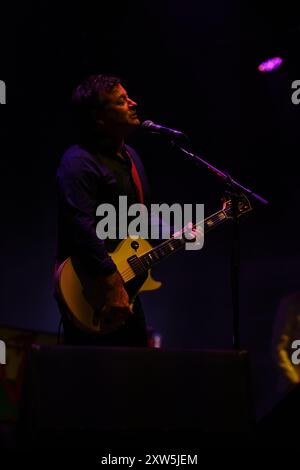 Trentham, Royaume-Uni, 17 août 2024. Manic Street Preachers jouent Trentham Live 2024. Crédit : TeeGeePix/Alamy Live News Banque D'Images