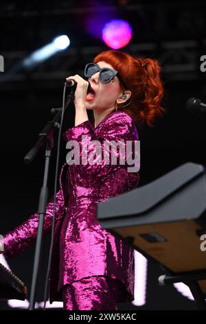 Trentham, Royaume-Uni. 17 août 2024. The Anchoress joue Trentham Live 2024. Crédit : TeeGeePix/Alamy Live News Banque D'Images