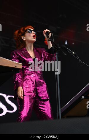 Trentham, Royaume-Uni. 17 août 2024. The Anchoress joue Trentham Live 2024. Crédit : TeeGeePix/Alamy Live News Banque D'Images