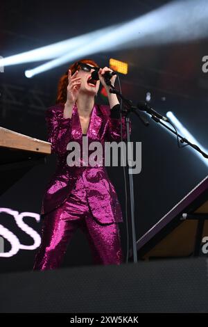 Trentham, Royaume-Uni. 17 août 2024. The Anchoress joue Trentham Live 2024. Crédit : TeeGeePix/Alamy Live News Banque D'Images