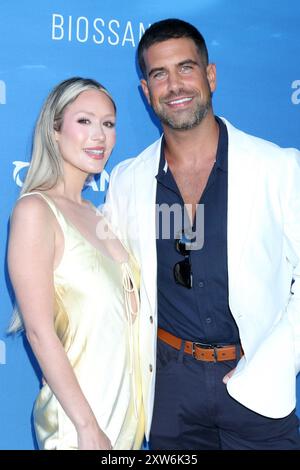 Rachel Recchia, Blake Moynes aux arrivées pour la soirée estivale Oceana s SeaChange, résidence privée, Laguna Beach, CA, 17 août 2024. photo de : Collection Priscilla Grant/Everett Banque D'Images