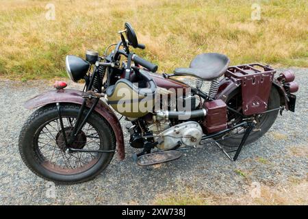 Moto Indian Scout Oldtimer moto Banque D'Images