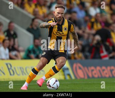 Boston, Royaume-Uni, 24 août 2024, Martin Woods de Boston United, lors de Boston United vs Tamworth FC, Vanarama National League, Jakemans Community Stadium Banque D'Images