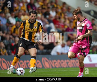 Boston, Royaume-Uni, le 17 août 2024. Zak Mills de Boston United, lors de Boston United vs Forest Green Rovers Vanarama National League. Banque D'Images