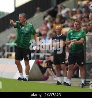 Boston, Royaume-Uni, 17 août 2024. Forest Greens Steve Cotterill, lors de Boston United vs Forest Green Rovers Vanarama National League Banque D'Images