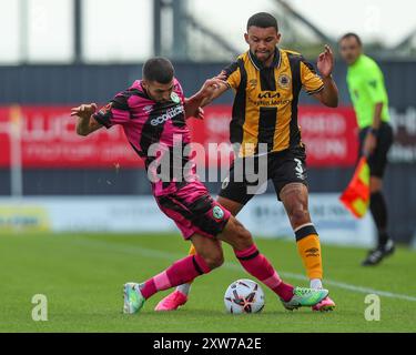 Boston, Royaume-Uni, 17 août 2024. Cameron Green de Boston United, lors de Boston United vs Forest Green Rovers Vanarama National League. Banque D'Images