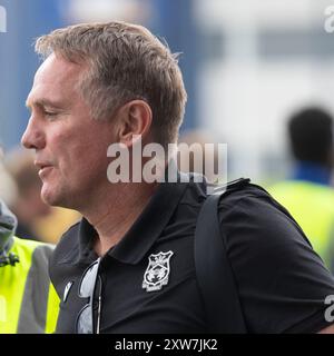 Phil Parkinson, manager de Wrexham A.F.C. lors du match de Sky Bet League 1 entre Bolton Wanderers et Wrexham au stade Toughsheet, Bolton, dimanche 18 août 2024. (Photo : Mike Morese | mi News) crédit : MI News & Sport /Alamy Live News Banque D'Images