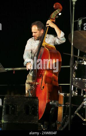 17 août 2024, Lazio, Italie : Francesco Bruno et Raynald Colom 5Et à ''Jazz image'' 24 au Celio Park à Rome. (Crédit image : © Daniela Franceschelli/Pacific Press via ZUMA Press Wire) USAGE ÉDITORIAL SEULEMENT! Non destiné à UN USAGE commercial ! Banque D'Images