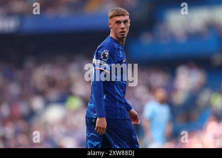 Stamford Bridge, Chelsea, Londres, Royaume-Uni. 18 août 2024. Premier League Football, Chelsea contre Manchester City ; Cole Palmer de Chelsea Credit : action plus Sports/Alamy Live News Banque D'Images