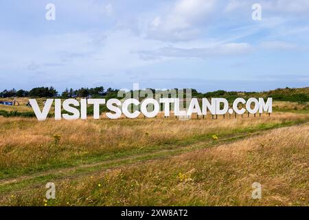 North Ayrshire, Écosse. 18 août 2024. Finale de l’ISPS HANDA Women’s Scottish Open 2024 à Dundonald Links. Banque D'Images