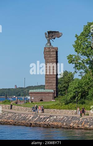 Mémorial U-Boot, Möltenort, Heikendorf, Schleswig-Holstein, Allemagne Banque D'Images