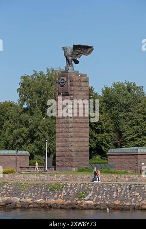 Mémorial U-Boot, Möltenort, Heikendorf, Schleswig-Holstein, Allemagne Banque D'Images