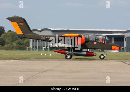 Une OV-10B Bronco nord-américaine aux couleurs de l'armée de l'air allemande à l'aéroport de Brighton City Banque D'Images