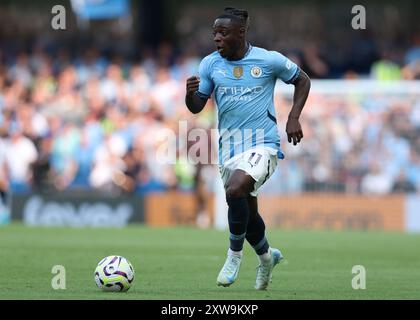 Londres, Royaume-Uni. 18 août 2024. Jeremy Doku de Manchester City lors du match de premier League à Stamford Bridge, Londres. Le crédit photo devrait se lire : Paul Terry/Sportimage crédit : Sportimage Ltd/Alamy Live News Banque D'Images