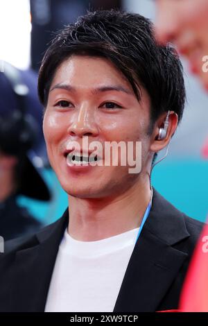 Paris, France. 29 juillet 2024. Kohei Uchimura gymnastique - artistique : finale par équipe masculine lors des Jeux Olympiques de Paris 2024 au Bercy Arena à Paris, France . Crédit : Naoki Nishimura/AFLO SPORT/Alamy Live News Banque D'Images