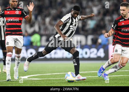 Rio, Brésil - 18 août 2024 : Luiz Henrique joueur dans le match entre Botafogo x Flamengo par le Championnat brésilien, 23ème tour à Nilton Santos Sta Banque D'Images