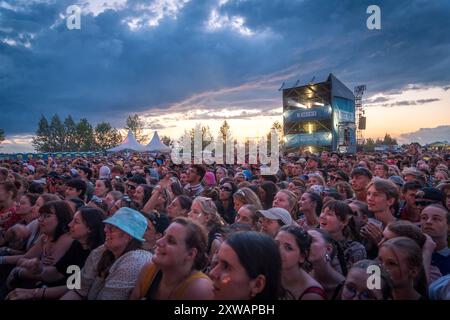 Impressionen von zweiten Festivaltag des Highfield 2024 AM Störmthaler Voir Highfield Tag 2 - impression *** impressions de la deuxième journée de festival de Highfield 2024 au lac Störmthal Highfield jour 2 impression Banque D'Images