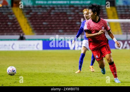 Dain Han de la République de Corée lors de la Coupe du monde féminine U-20 de la FIFA, Costa Rica match France - République de Corée le 17 août 2022. (Photo de Martín Fonsec Banque D'Images