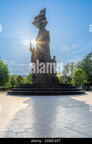 Vlorë est l'une des villes les plus importantes du sud de l'Albanie et la région de Labëria qui est traditionnellement connue pour sa culture, ses traditions et Banque D'Images