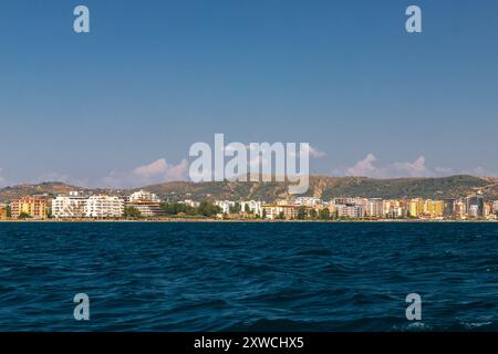 Vlorë est l'une des villes les plus importantes du sud de l'Albanie et la région de Labëria qui est traditionnellement connue pour sa culture, ses traditions et Banque D'Images