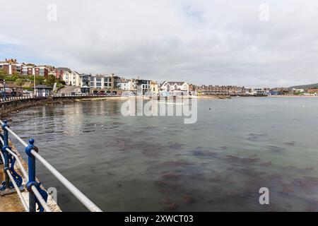 Swanage, Dorset, Royaume-Uni, Angleterre, Swanage Bay, Swanage Town, Swanage UK, Swanage Dorset, front de mer, Swanage Seafront, côte, littoral, littoral, ville, mer Banque D'Images