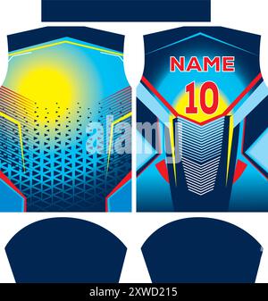 modèle de chemise, fond abstrait, texture de tissu, maillot de sport, fond de course, jersey design, motif, jersey, panier jersey, maillot de football Illustration de Vecteur