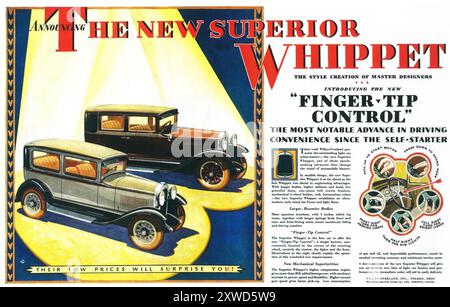 1929 Willys Overland Whippet ad Banque D'Images
