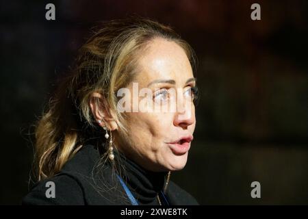 Rome - Arianna Meloni, politicienne pendant Atreju, manifestation politique organisée par Fratelli d'Italia, le parti de Giorgia Meloni, nouvelles à Rome, Italie, 14 décembre 2023 usage éditorial seulement Banque D'Images