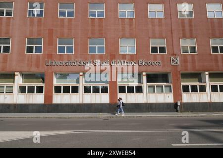 Palace Bicocca Université de Milan, dans le district de Bicocca, Lombardie, Italie Banque D'Images