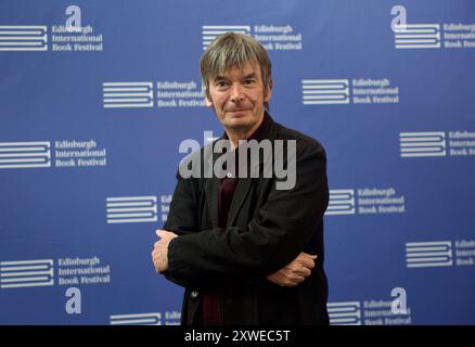 Édimbourg, Royaume-Uni, 19 août 2024 : auteur Ian Rankin au Festival international du livre d'Édimbourg. Crédit : DB Media services / Alamy Live Banque D'Images