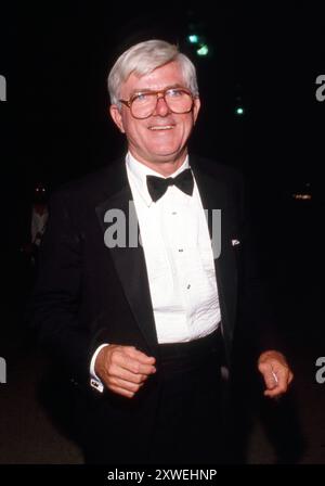 **FICHIER PHOTO** Phil Donahue est décédé. Phil Donahue Circa 1980's Credit : Ralph Dominguez/MediaPunch Banque D'Images