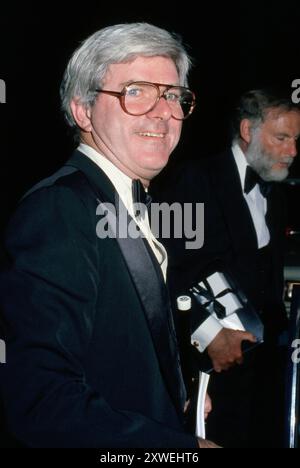 **FICHIER PHOTO** Phil Donahue est décédé. Phil Donahue Circa 1980's Credit : Ralph Dominguez/MediaPunch Banque D'Images