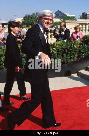 **FICHIER PHOTO** Phil Donahue est décédé. Phil Donahue Circa 1980's Credit : Ralph Dominguez/MediaPunch Banque D'Images