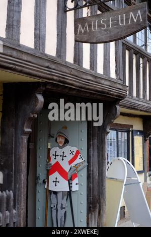 Tewkesbury Museum, Tewkesbury, Gloucestershire, Angleterre, Royaume-Uni Banque D'Images