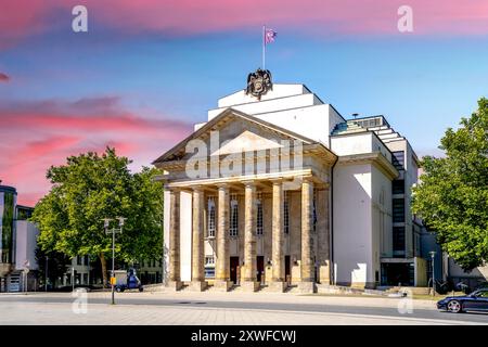 Vieille ville de Detmold, Allemagne Banque D'Images