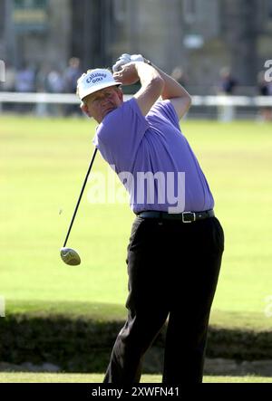 Colin Montgomery au British Open Golf Championsips à St Andrews 19/7/00 Banque D'Images