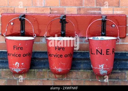 Railways at Work 1960s Re-Enactment Event, Great Central Railway, Leicestershire, août 2024 Banque D'Images