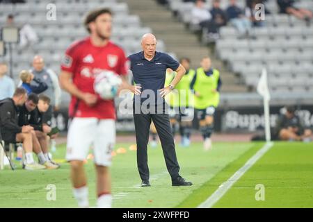 Aarhus, Danemark. 19 août 2024. Match de Superliga entre AGF et Vejle Boldklub au Ceres Park à Aarhus lundi 19 août 2024. (Photo : Bo Amstrup/Scanpix 2024) crédit : Ritzau/Alamy Live News Banque D'Images