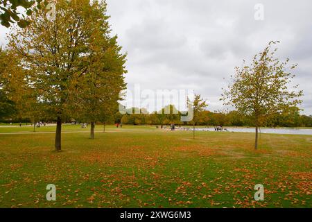 Kensington Gardens, Kensington, Royal Borough of Kensington and Chelsea, Londres, Angleterre. Banque D'Images