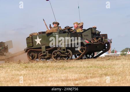 Bren Gun Carrier exposé au Yorkshire Wartime Experience près de Bradford, West Yorkshire, Royaume-Uni Banque D'Images