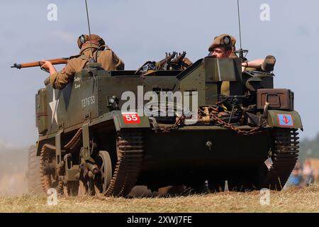 Bren Gun Carrier exposé au Yorkshire Wartime Experience près de Bradford, West Yorkshire, Royaume-Uni Banque D'Images