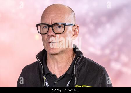 Tony Rickardsson, vainqueur suédois à six reprises du Championnat du monde de Speedway Banque D'Images